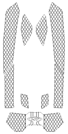 Pro Series Knurled Mat Kit Spark Trixx 3-Up ('18-'22)